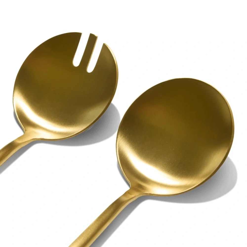 Elegant Gold Salad Servers